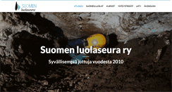 Desktop Screenshot of caving.fi