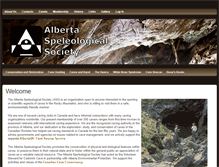 Tablet Screenshot of caving.ab.ca